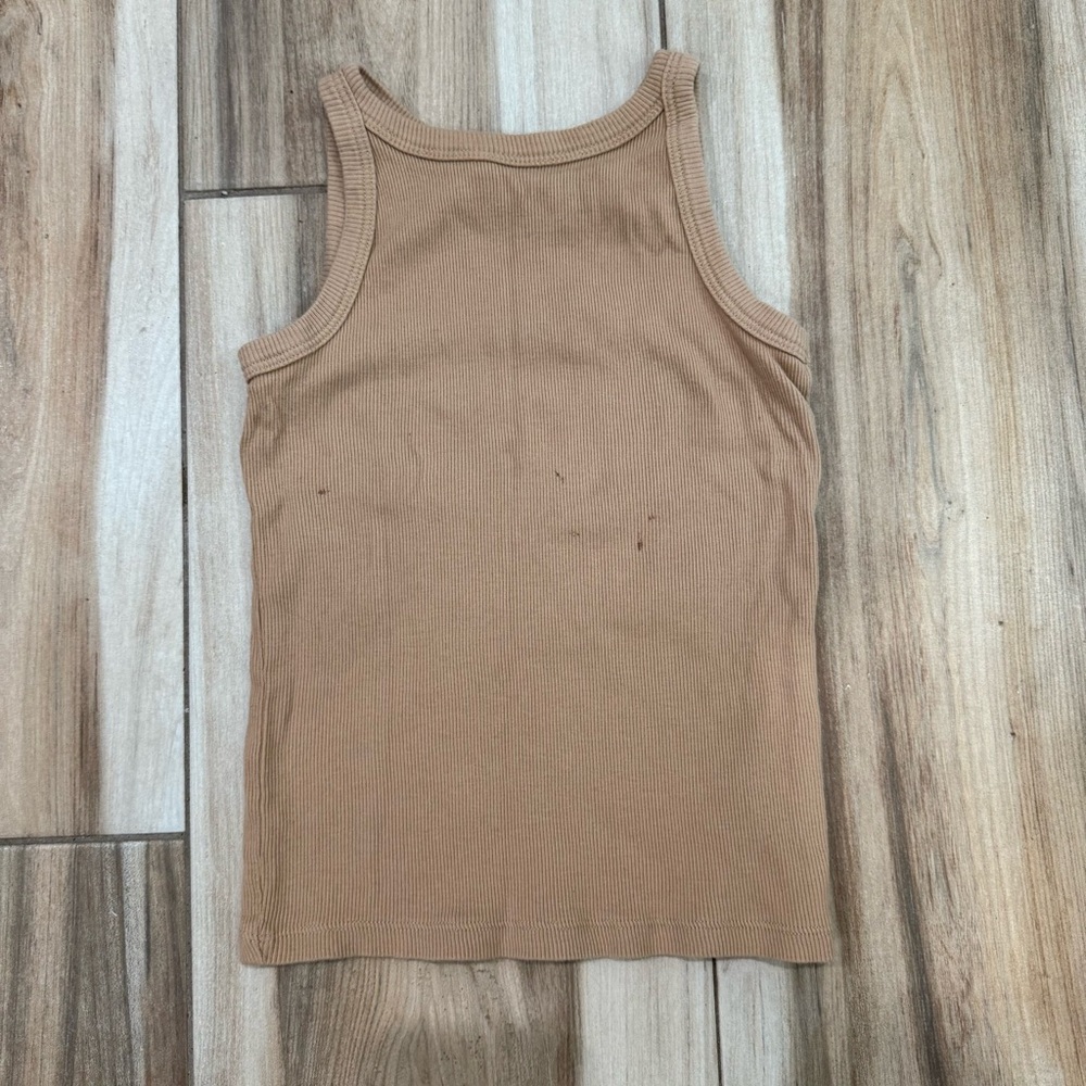 GAP Kids Beige Ribbed Top